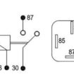 Relé spínací 5-pin 12V 40A