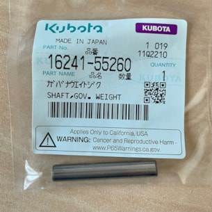 Kolík segmentu regulátoru Kubota V1505