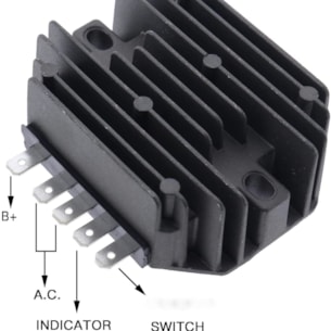 Regulátor napětí 5-pin Yanmar F18, F20, F22, F24, F26, F28, F32, F37, F42, F46, F235, F255, F265, F285, F305, F335, F435