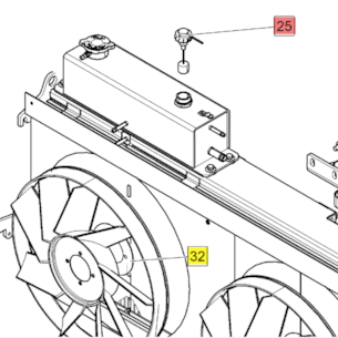Snímač hladinový chladiče Multicar M31