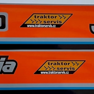 Nálepka/samolepka Kubota GB20 Granbia 770x100 mm