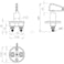 Odpojovač baterie M8 12/24V 150A / 500A IP40
