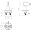 Odpojovač baterie M8 12/24V 150A / 500A IP40