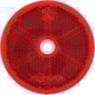 Světlo / odrazka zadní kulatá červená 61 mm