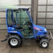 Sklo dveří kabiny Iseki SXG23