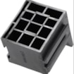 Patice pro minirelé 5x6,3 mm + 4x2,8 mm