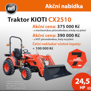 KIOTI CX2510 AKCE 25