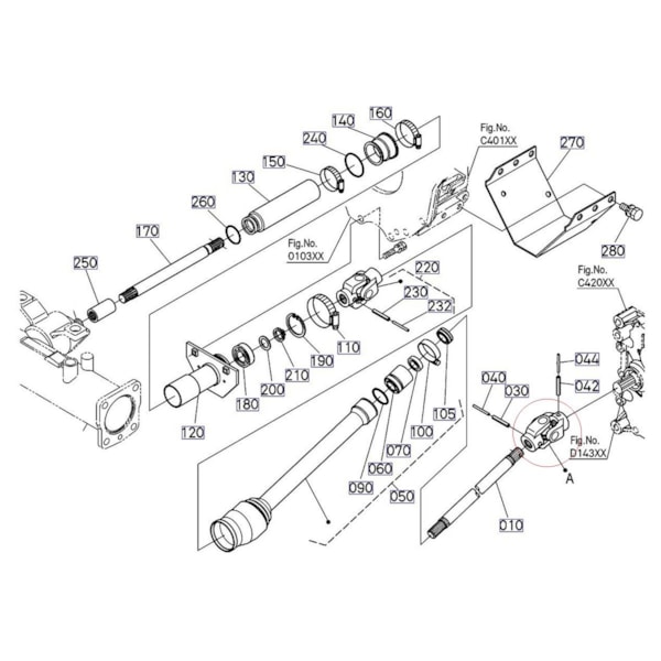 kardanový-hřídel-14t-14t-95-mm-kubota-b2420-l3108-l3408-l4508-m6040su-m9540 (1)