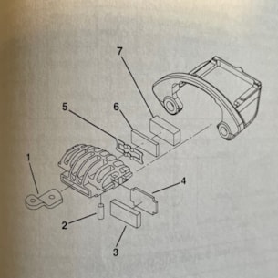 Destičky brzdové Jacobsen Triking TK1900