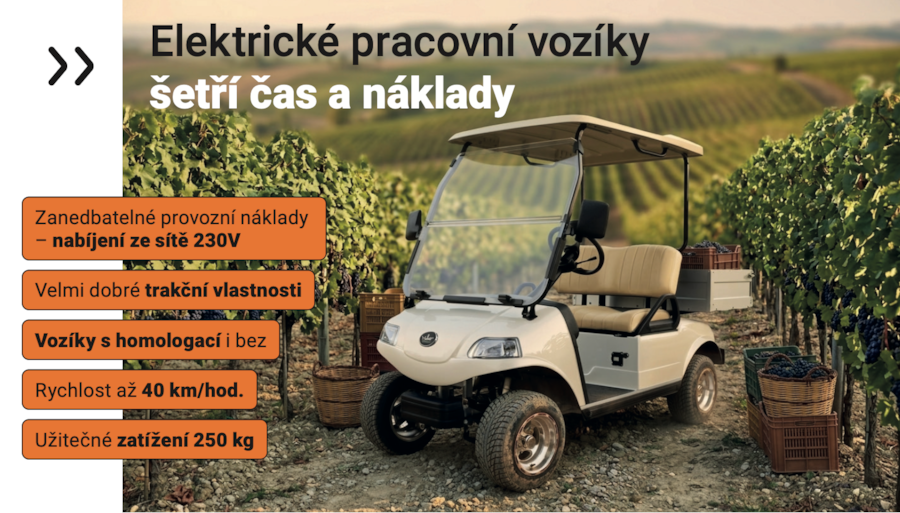 Elektrické pracovní vozíky 