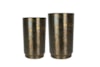 Sada 2 váz Minou měděno-černá D17 H29