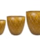 Sada 3 květináčů Leon honey D36 H36