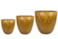 Sada 3 květináčů Leon honey D36 H36