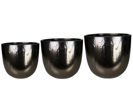 Sada 3 květináčů Siya mystic gold D35 H31
