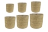 Sada 6 obalů Stef přírodní D28 H28