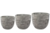 Sada 3 květináčů Boet vintage D37 H32