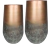 Sada 2 váz Elisa mystic bronze D41 H68