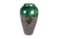 Váza Lindy zeleno-černá D28 H50