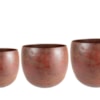 Set 3 obalů Indra rustic brown D40 H32