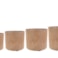 Set 4 květináčů Celine hnědý dub D20 H18