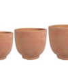Sada 3 květináčů Kevin terra D37 H34