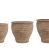 Sada 3 květináčů Heraklis old terra D53 H50