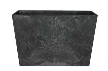 Květináč široký Ella černý D60x26 H40