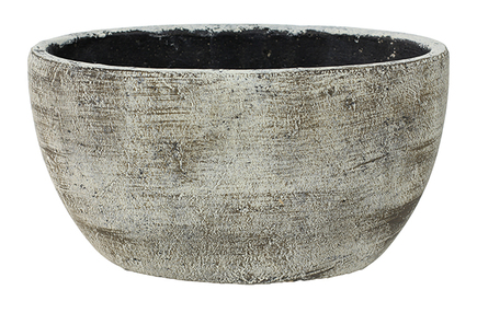 Loďka Anne white earth D30x16 H16