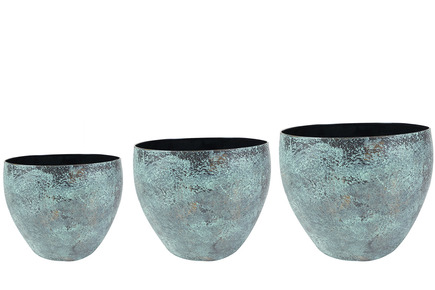 Sada 3 obalů Kian safírová D21 H16