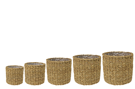 Sada 5 obalů Ido přírodní D29 H26