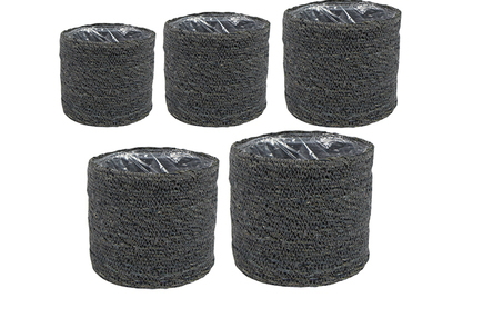 Sada 5 obalů Stef šedá D20 H18