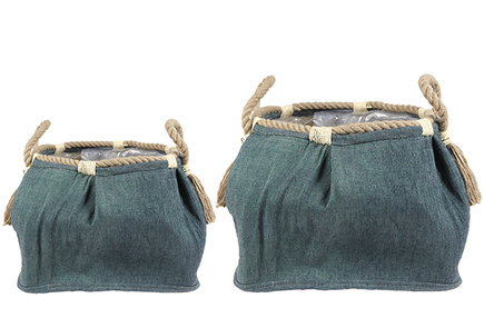 Set 2 obalů Ludo jeans D37 H29