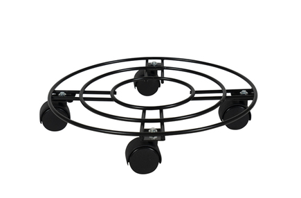 Vozík pod květináč černý D33 H6