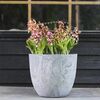 Květináč Bola šedý D28 H24