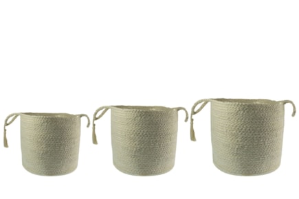 Set 3 obalů Stefan bílý D35 H29