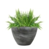 Váza široká Esra mystic grey D33x16 H25