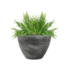 Váza široká Esra mystic grey D33x16 H25