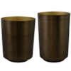 Sada 2 váz Myra tmavě hnědá D16 H24