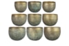 Sada 3 obalů Senna antique brass D21 H16, 3 druhy