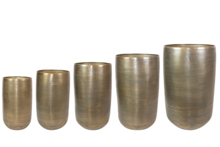 Sada 5 váz Rowen gold D55 H89