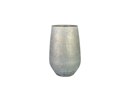 Váza Noor metalic grey D23 H36