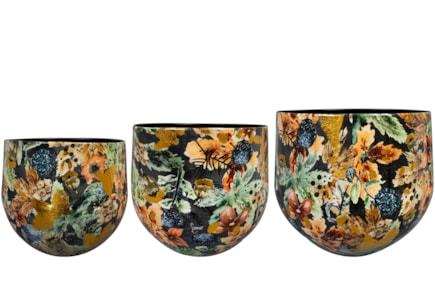 Sada 3 obalů Berry blue D33 H28