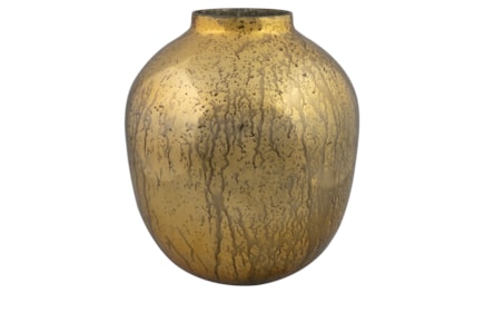 Váza Bodil zlatá D26 H30