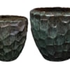 Sada 2 květináčů Cascara holly green D54 H49