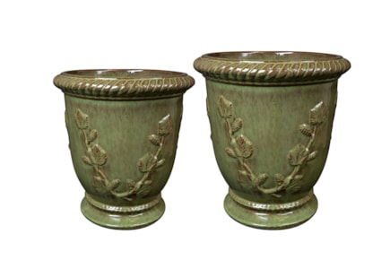 Sada 2 váz Novell green D41 H45