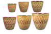 Sada 6 květináčů Caisa terra D49 H46