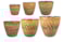 Sada 6 květináčů Caisa terra D49 H46