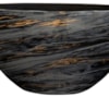 Váza široká Niene marble black D59x26 H35
