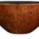 Váza široká Niene mahogany D59x26 H35