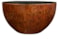 Váza široká Niene mahogany D59x26 H35